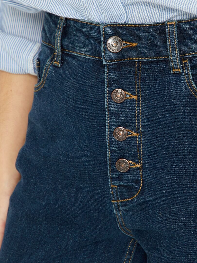 Calça jeans Mom de cintura super alta - L28 - AZUL