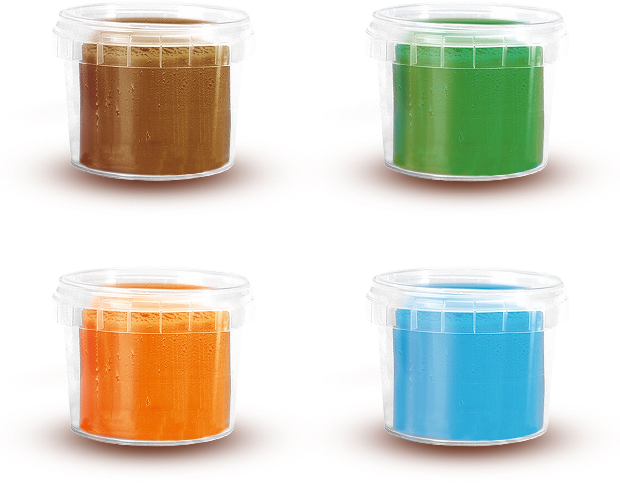 Feel Good boetseerklei - SES Creative - Deeg - Natuurlijk (4 x 90 g) - Natuurlijke kleur - Creatieve en leuke activiteit - Leeftijd: 1+