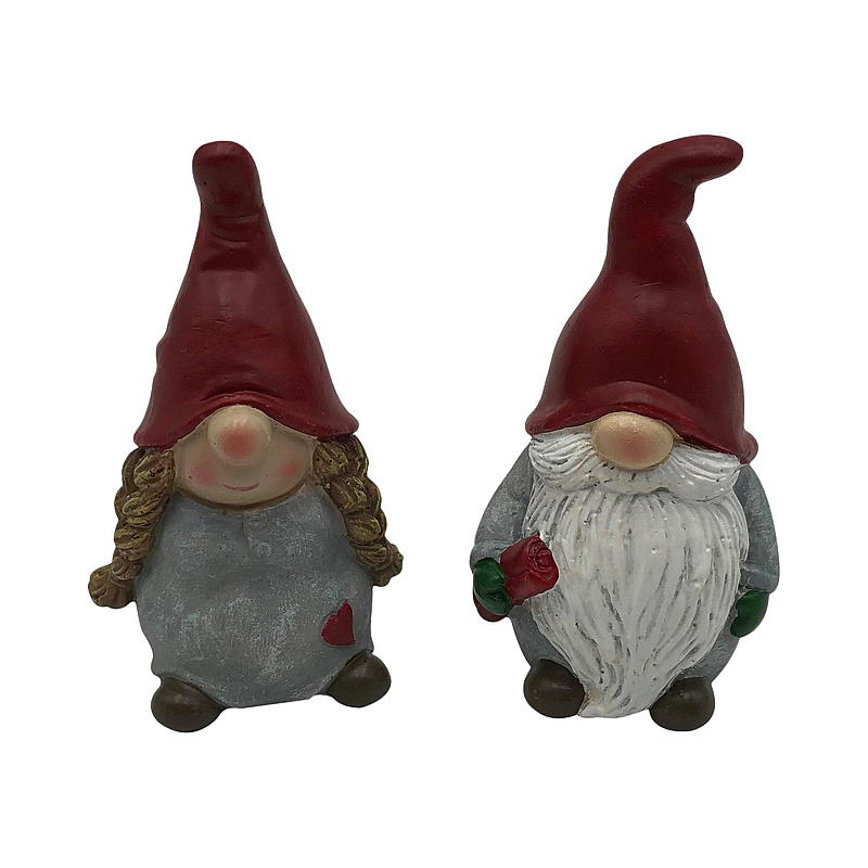 Casa Babbo Natale/Moglie 8 cm poly