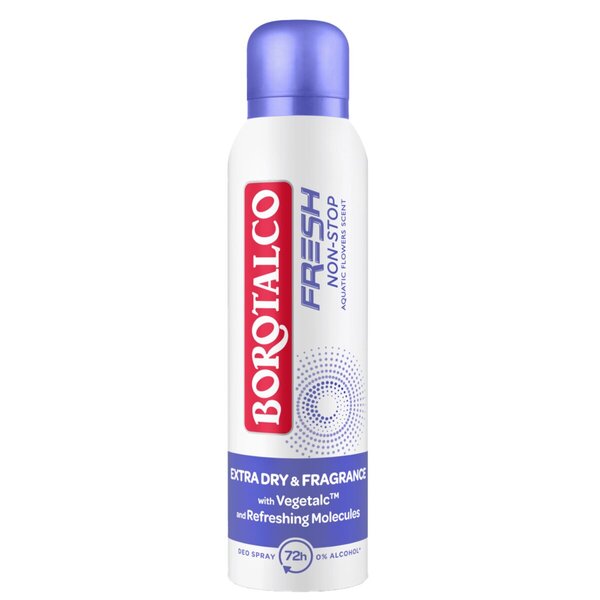 Borotalco Fresh Non-Stop Aquatic Flowers deospray 150 ml