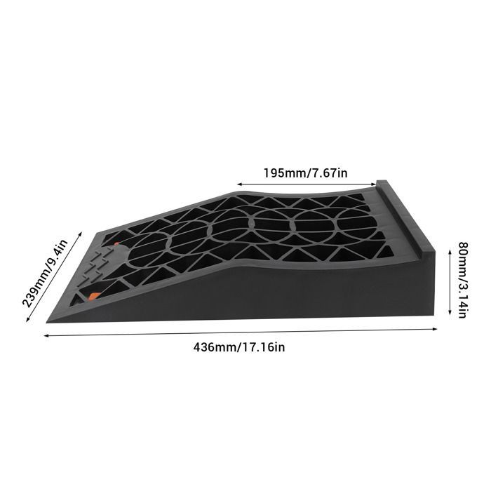 Rampas para neumáticos de alta resistencia SURENHAP Rampas para automóviles Rampa de servicio automotriz de perfil bajo Elevador de 2.44 pulgadas Caja para motocicleta