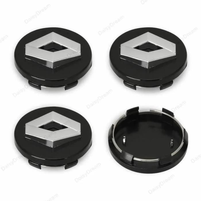Set di 4 coprimozzi per auto, per Renault, con stemma e coprimozzo da 60 mm.