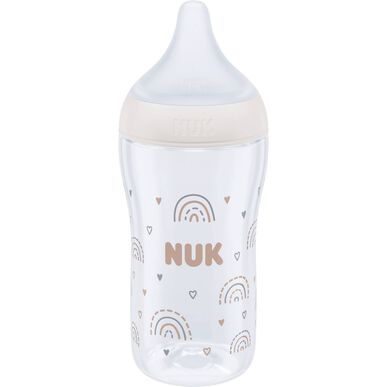 Nuk Perfect Match M Rainbow 3M temperatūros kontroliuojamas kūdikių buteliukas 260 ml 1 vnt. 1 vnt.