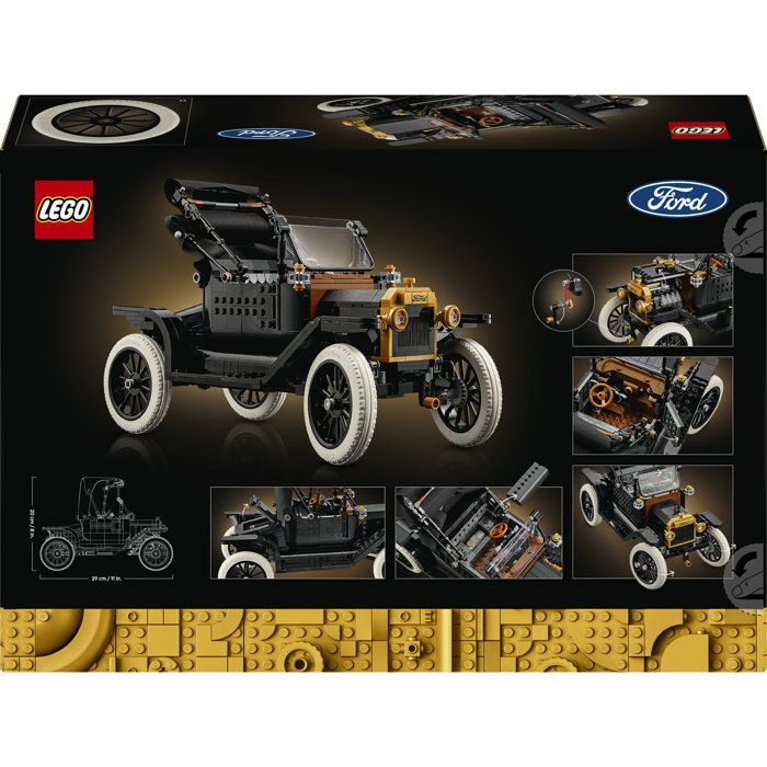 LEGO Icons 11376 Ford Model T - Set for Adults - Collector's Car Model - Gift