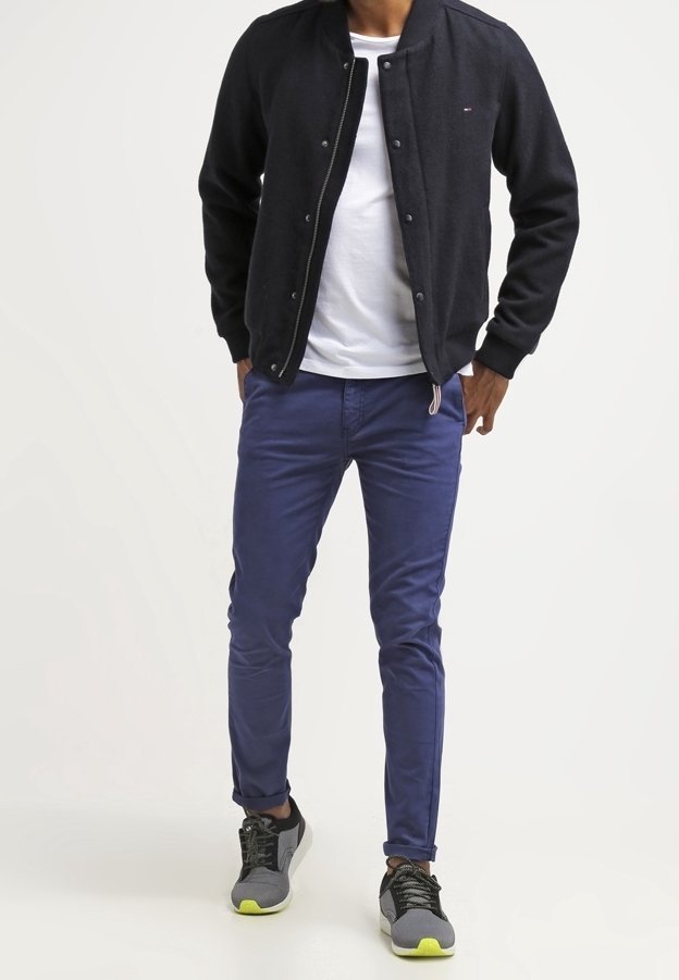 Pier One Chino's - donkerblauw