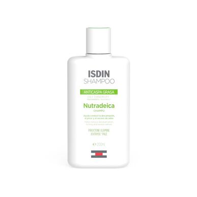 Isdin Nutradeica fet anti-flass sjampo fet anti-flass og kløekontroll sjampo 200 ml 200 ml
