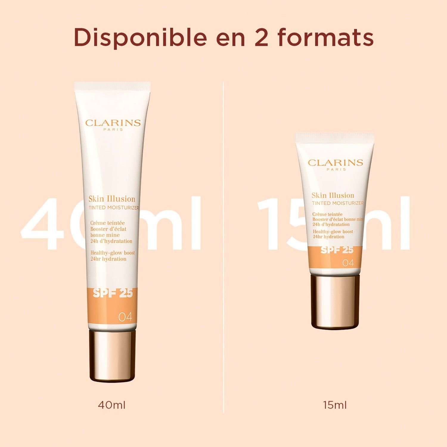 Clarins BB krema Skin Illusion tonirana hidratantna krema SPF 25 - 40 ml