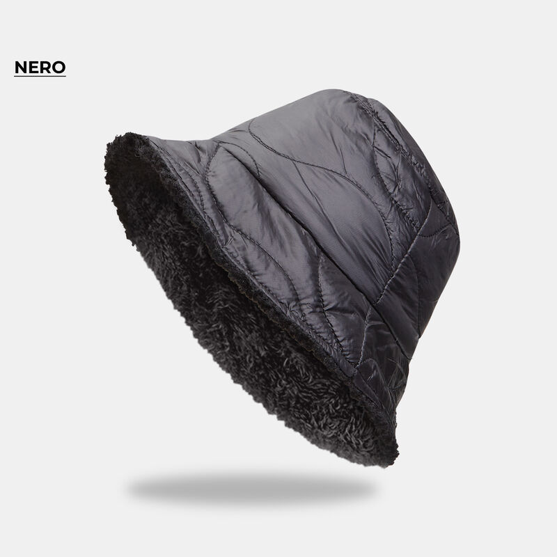Cappello reversibile in teddy