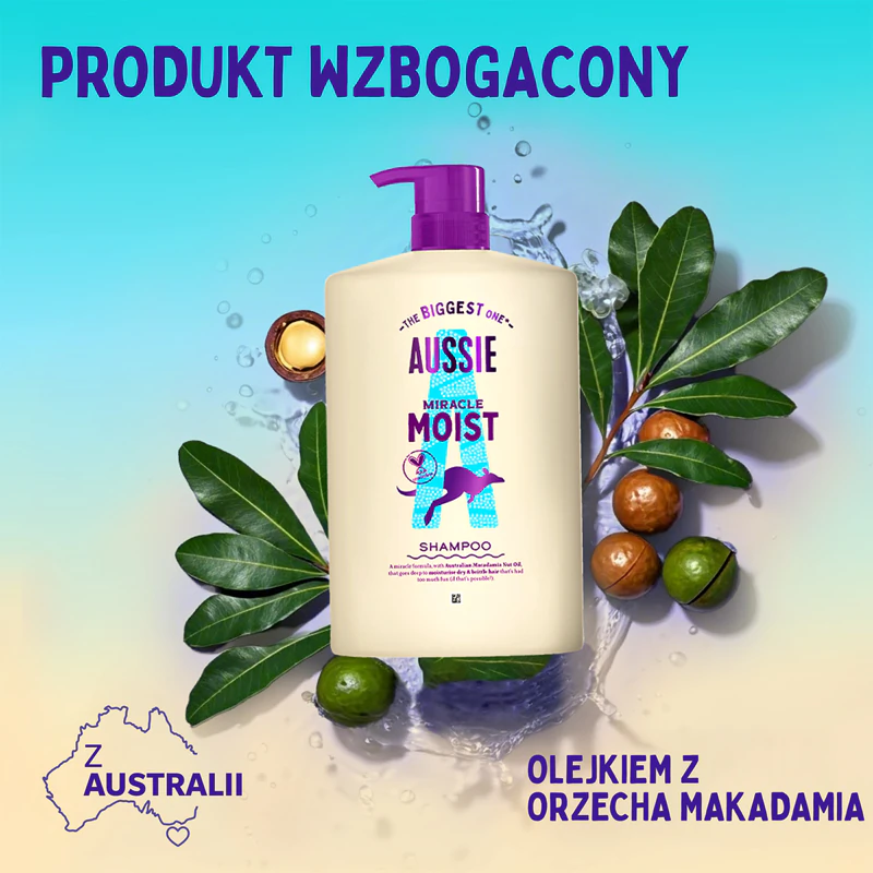 Conjunto Hidratante e de Brilho Aussie Miracle Moist