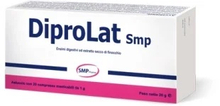 SMP DiproLat Nahrungsergänzungsmittel, 20 Tabletten zur Unterstützung der Verdauung