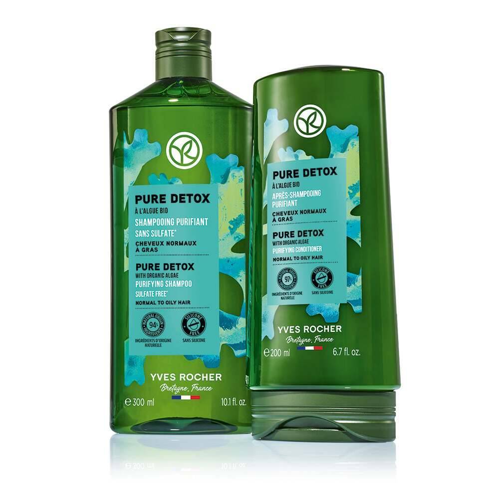 Máscara esfoliante pré-shampoo 2 em 1