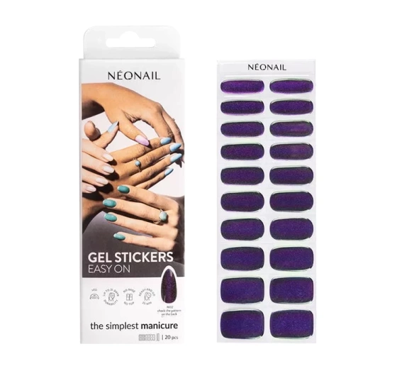 Neonail Hybryda w naklejkach M02