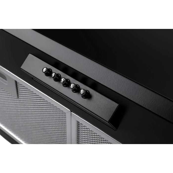GURARI GCH B 051 70 BL Built-in cooker hood 70 cm Black 1000 m³/h extractor hood, air recirculation hood