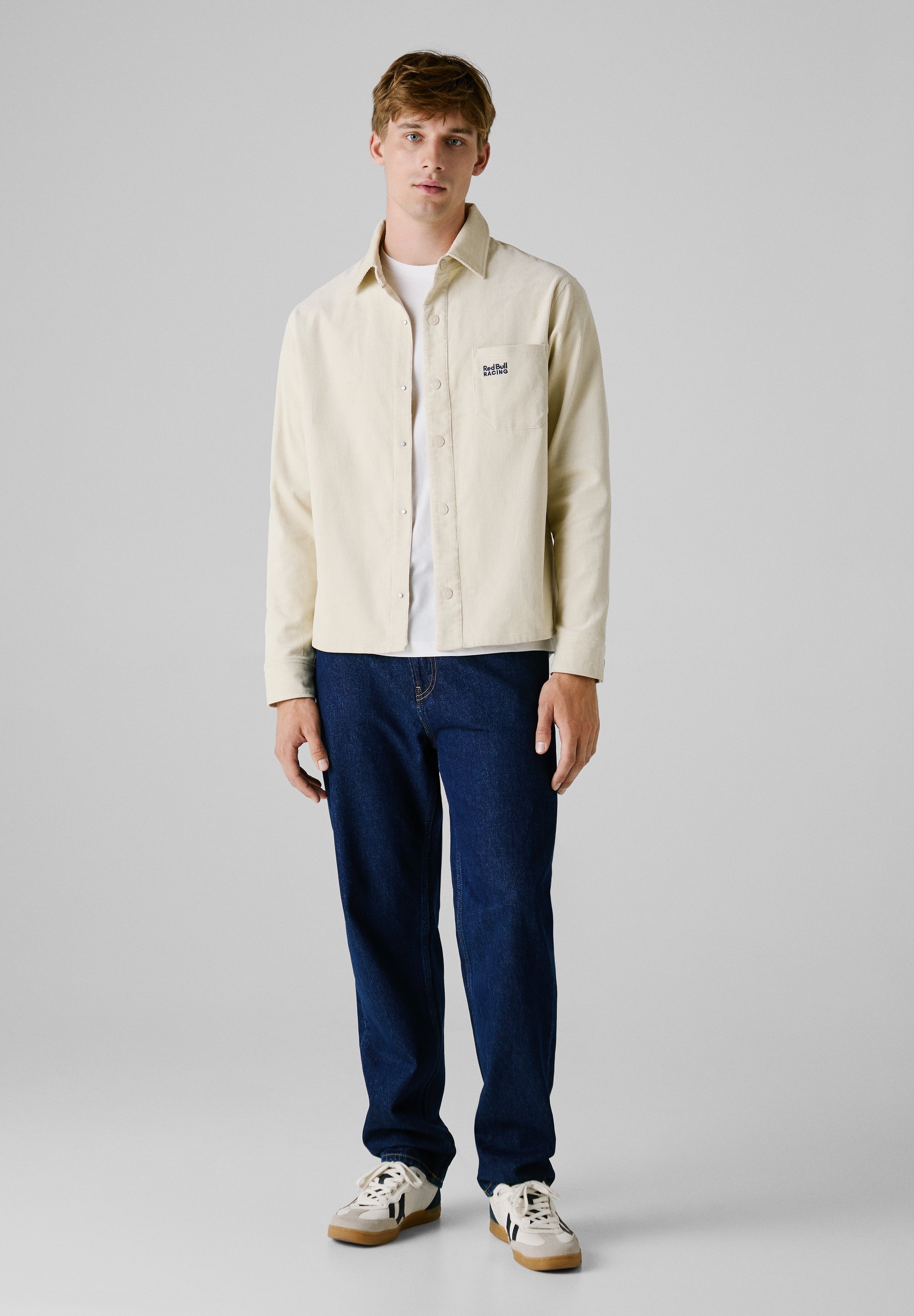 Koszula Red Bull Racing x Pepe Jeans - ciemny ecru