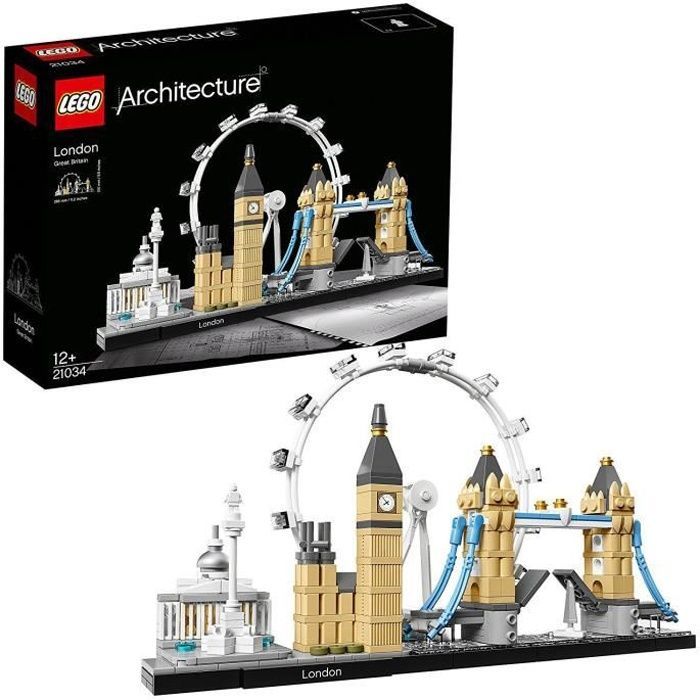 LEGO® Architecture 21034 - Lontoo - 468 palaa - Ikä 12+ - Unisex - Ruskea