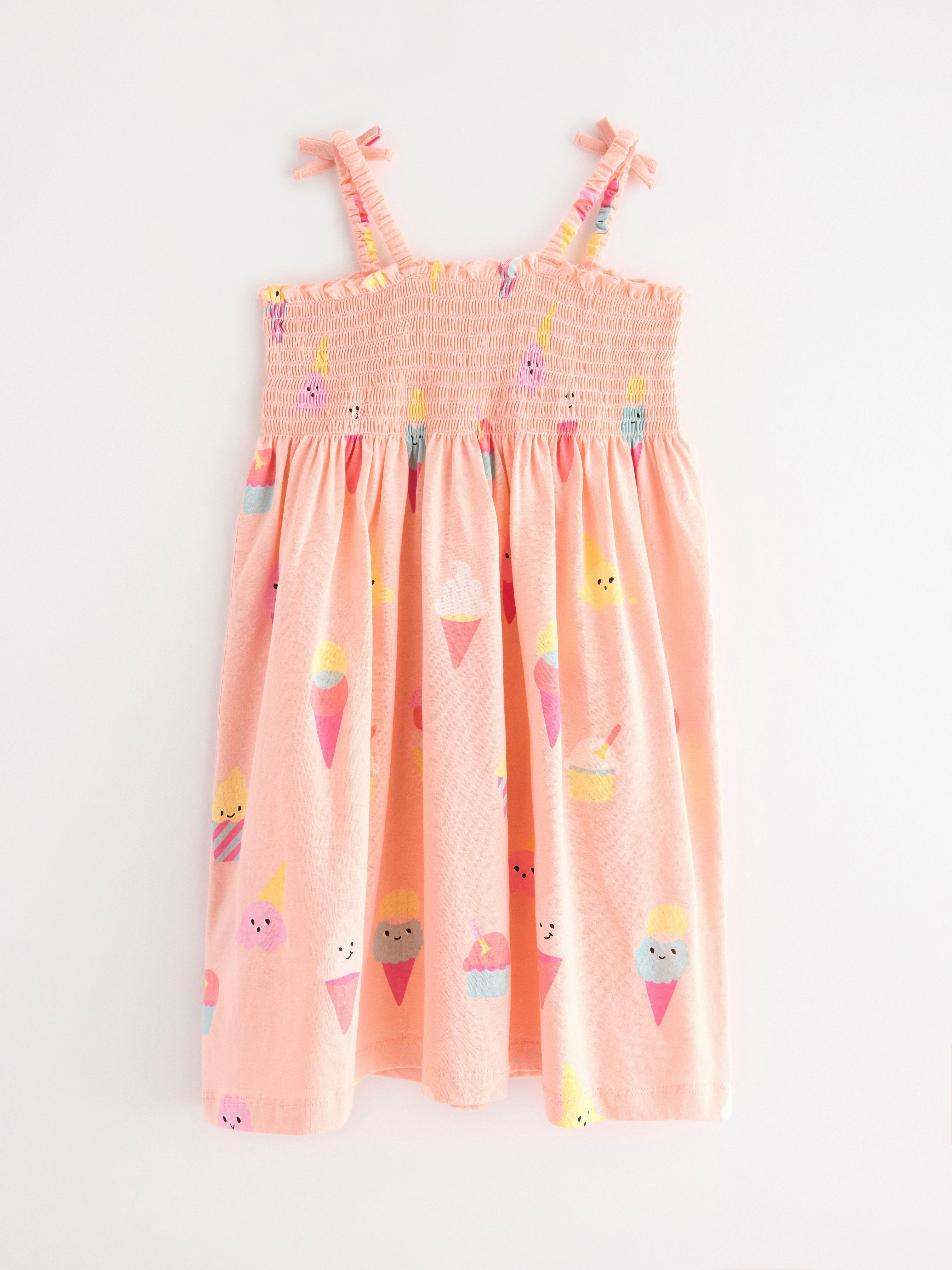 Robe sans manches rose clair