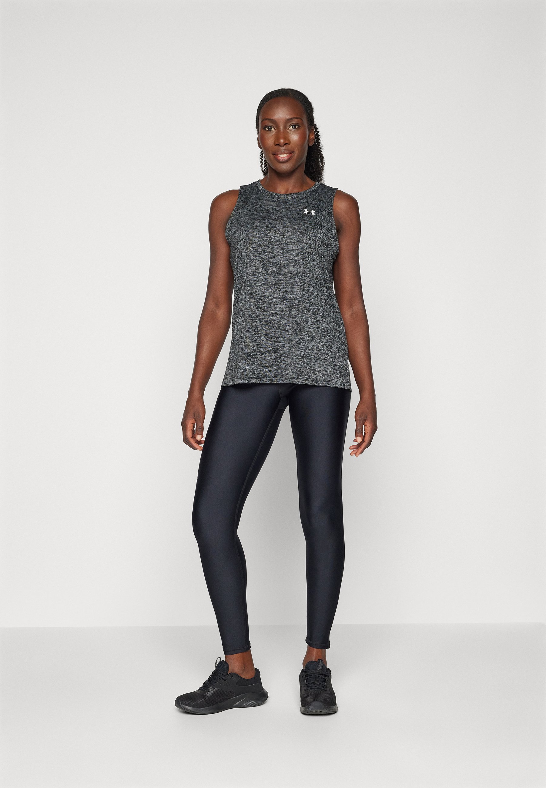 Top Under Armour TANK TWIST - nero/bianco