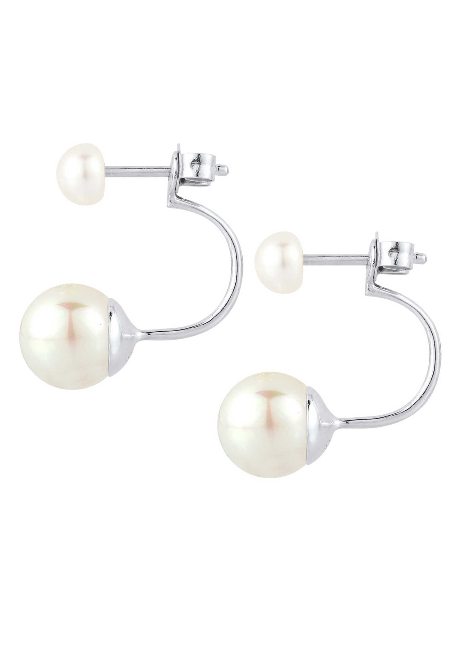 Elli Élégant Mariage Perles de Culture d'Eau Douce Femme (925/1000) Argent