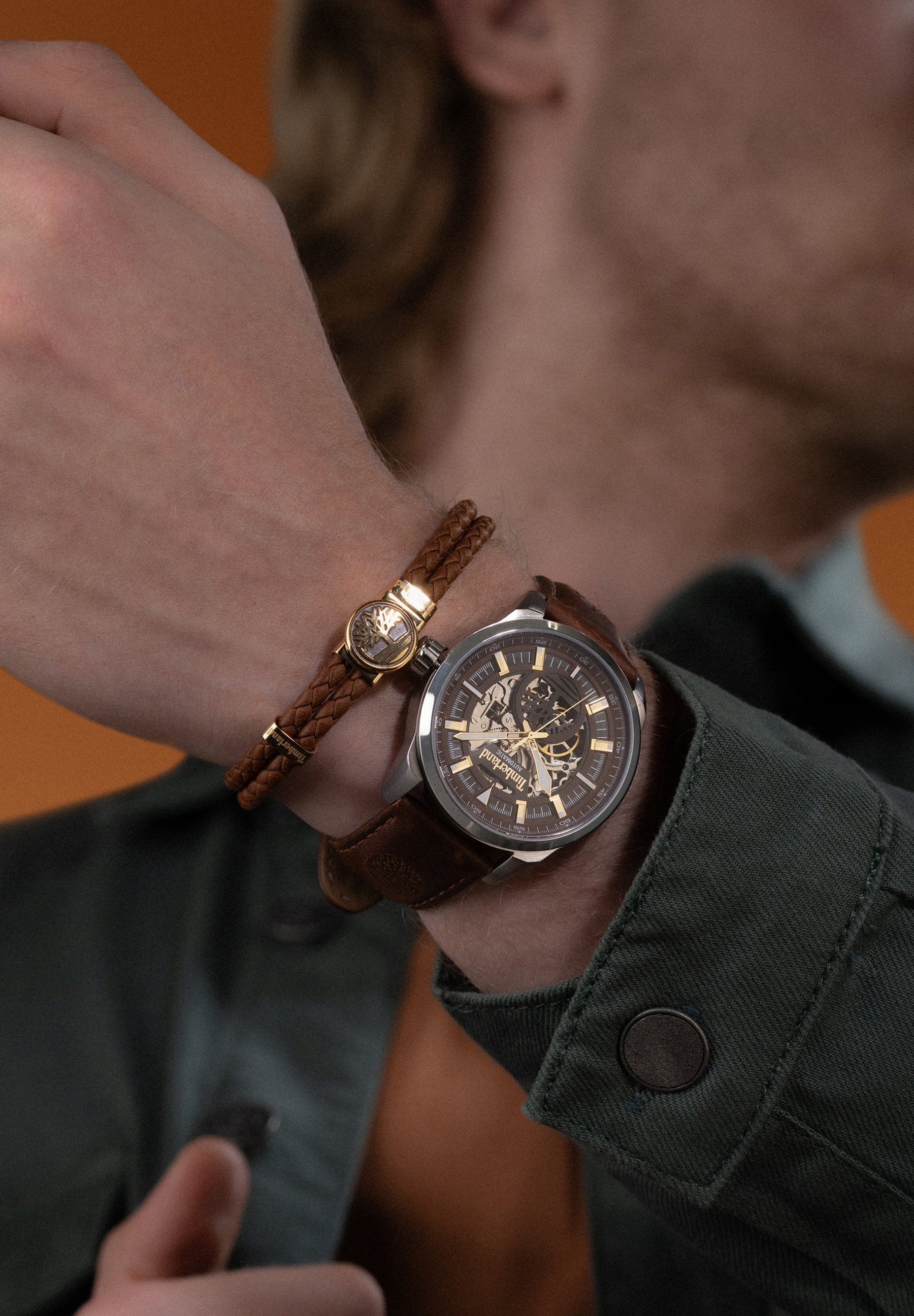 Timberland HENNIKER AUTOMATIC - Horloge - zwartbruin