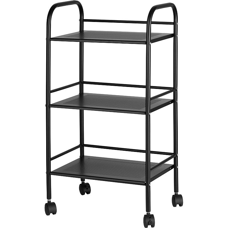 Étagère chariot Vie Home 40 x 28,4 x 74 cm noire