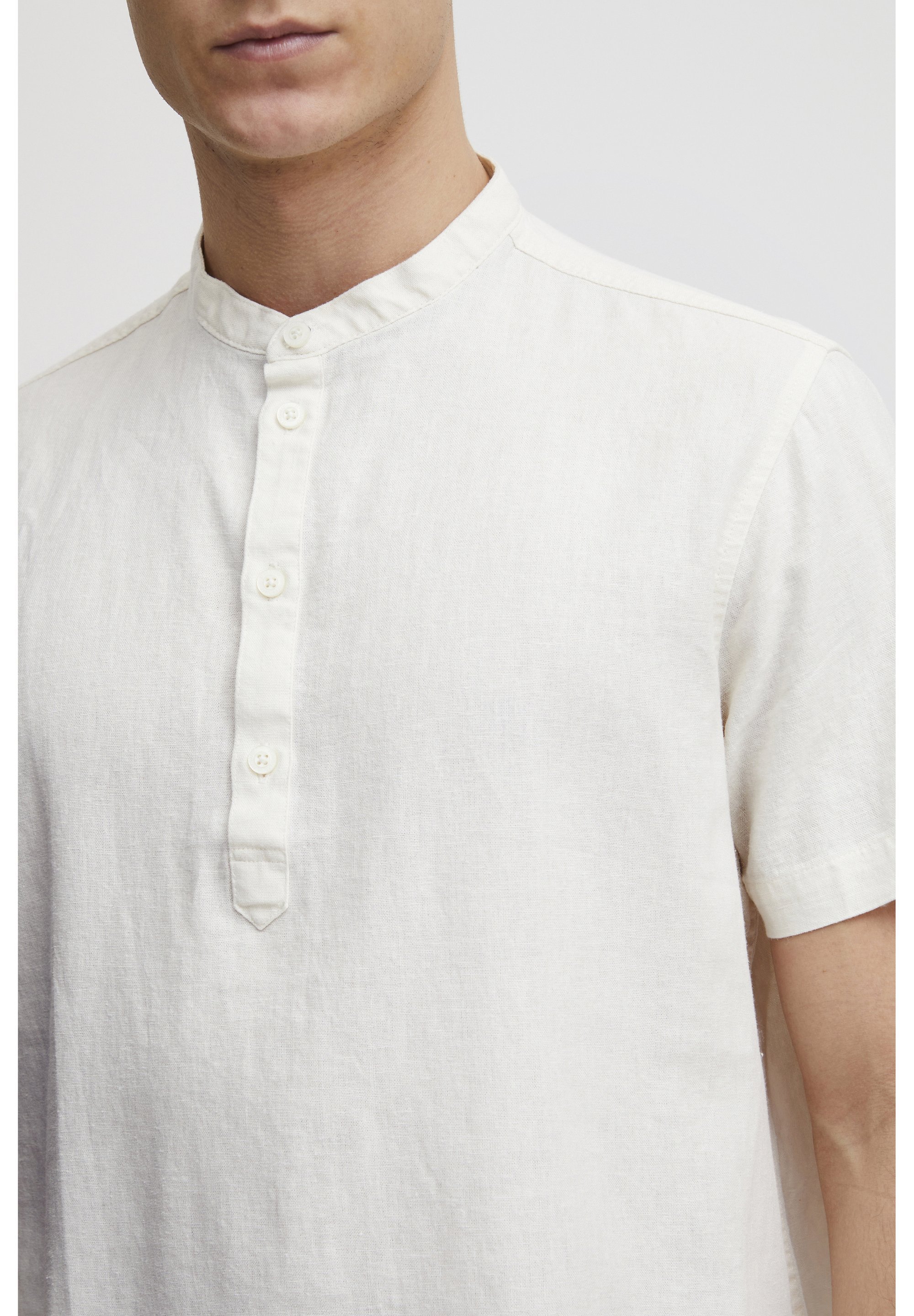 11 Project PROCHO LINEN MIX - Shirt - gebroken wit