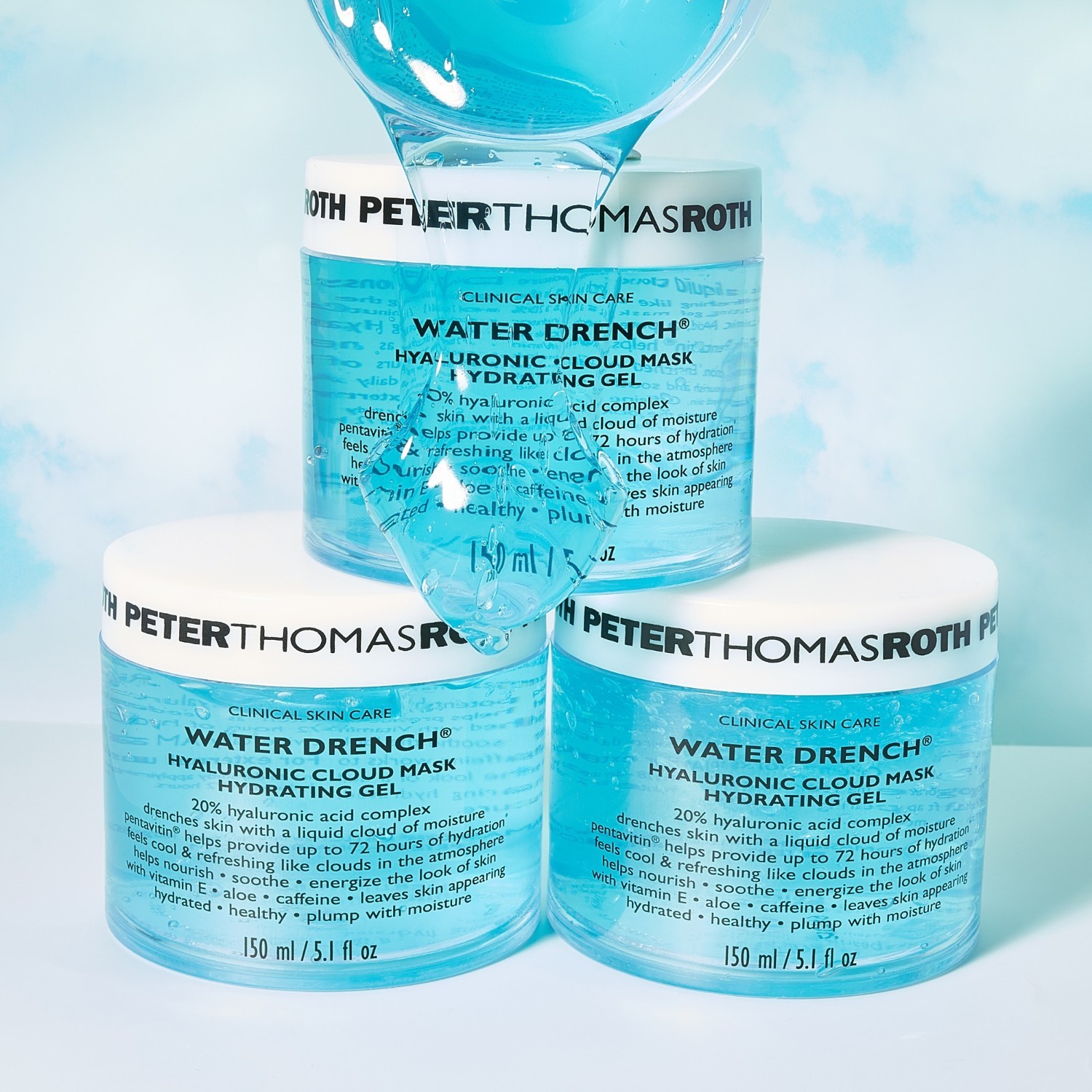 Peter Thomas Roth vlažilna maska Water Drench® hialuronska maska v oblaku - 150 ml