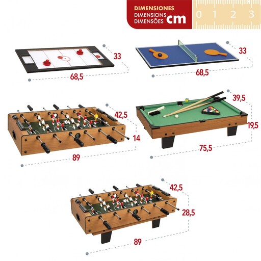 „Cbgames“ stalo stalas su keliais žaidimais