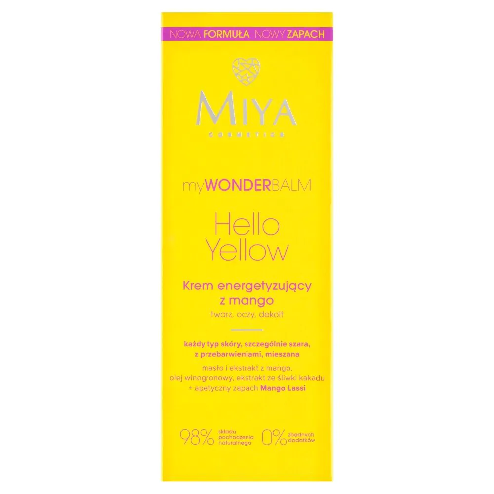 Miya myWONDERBALM Hello Yellow - Krem energetyzujący z mango 75ml
