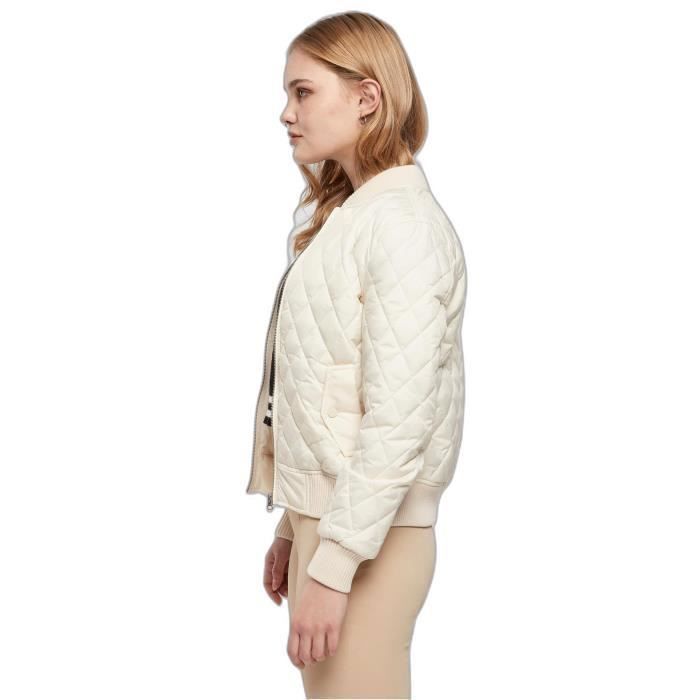 Giacca imbottita da donna - URBAN CLASSICS - GT - Nylon - Scollo a coste - Tasche laterali - 2XL