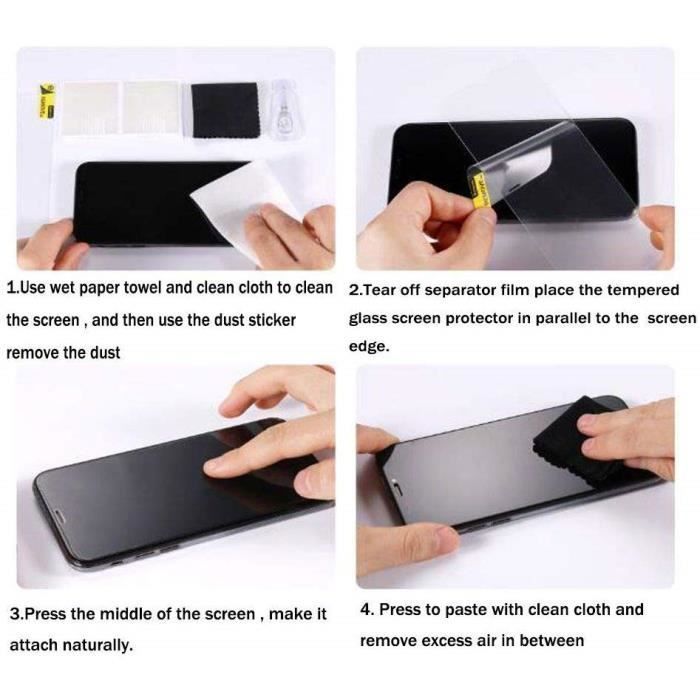 Pellicola protettiva per schermo - Samsung - Galaxy A21s - Vetro temperato - Ultra resistente 9H - Confezione da 3 YYV