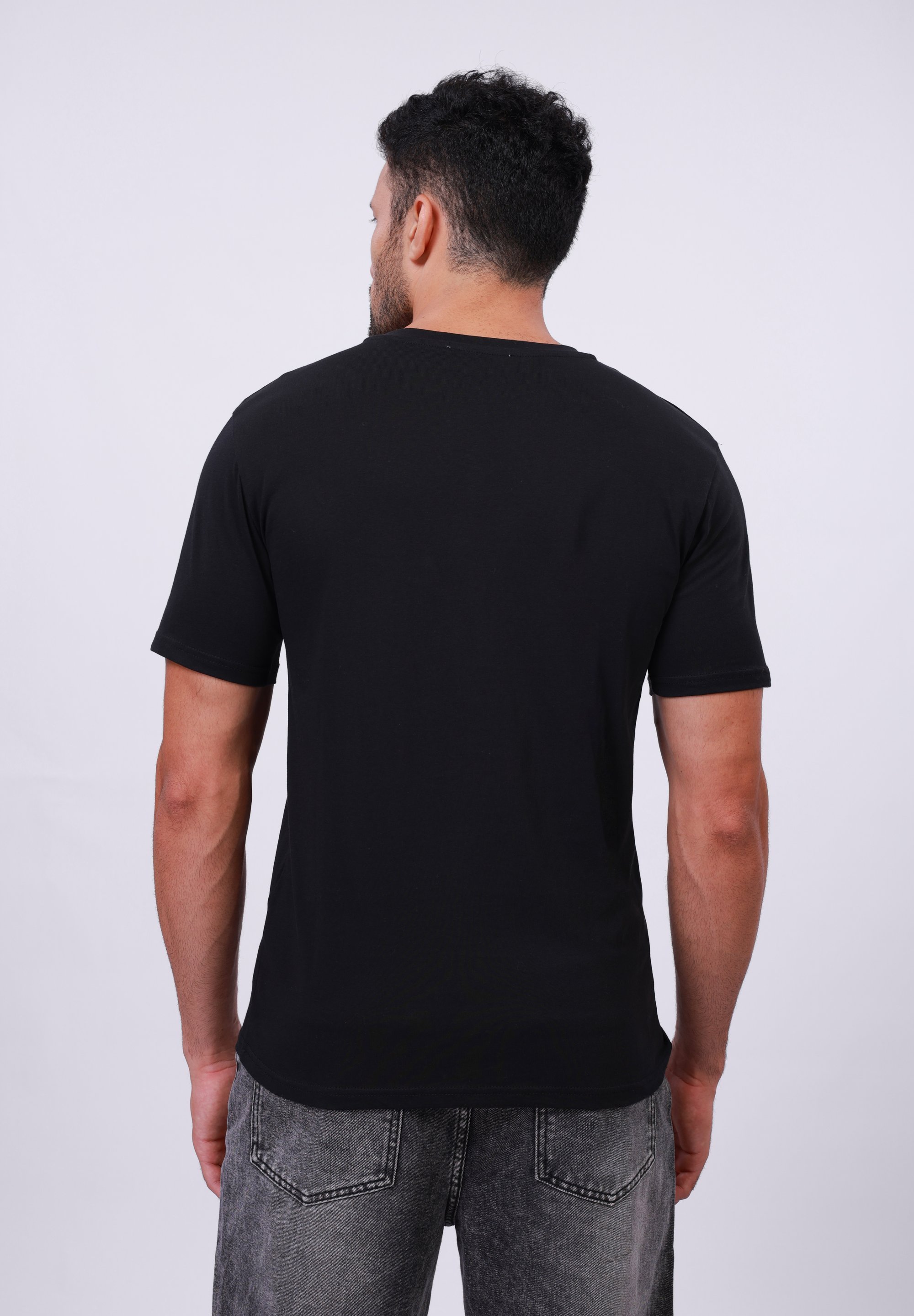 Pier One Print T-shirt - zwart