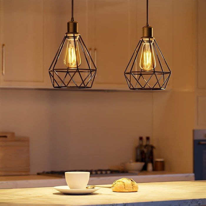 Lampadina LED E27 - AIMOONSA - ST64 - 4,8 W (equivalente a 40 W) - 470 lm - Bianco caldo 2500 K