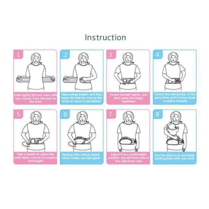 Portabebés 4 en 1 para llevar delante o detrás, mochila transpirable para senderismo, ideal para vacaciones deportivas, apto para bebés de 0 a 36 meses - Gr