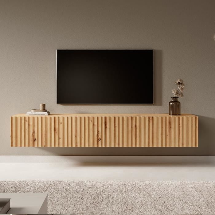 Mueble para TV - Roble artesanal - Telire - 175 x 31,6 x 30