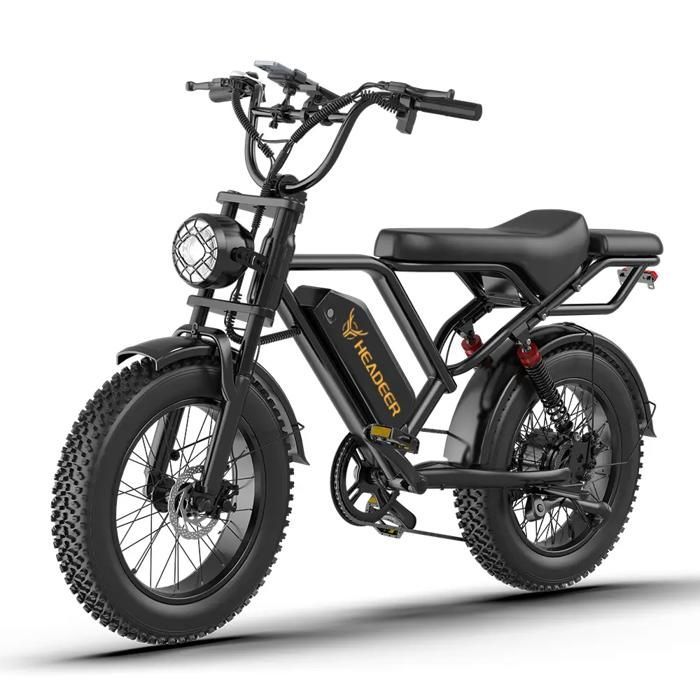 HEARDEER BK20 Electric Bike - 1000W Motor, 48V 20Ah Battery - Range 80km, Disc Brakes, MAX Speed 50km/h