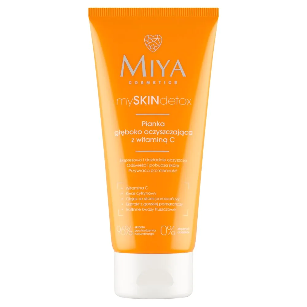 Miya mySKINdetox - Pianka głęboko oczyszczająca z wit. C 100ml