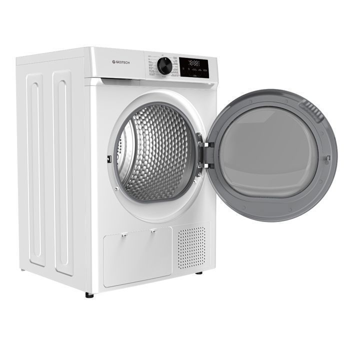 Secadora de roupa com bomba de calor GEDTECH SL9HPE - 9 kg - 60 cm de largura - 16 programas - Início programado - Grande capacidade - Classe energética E