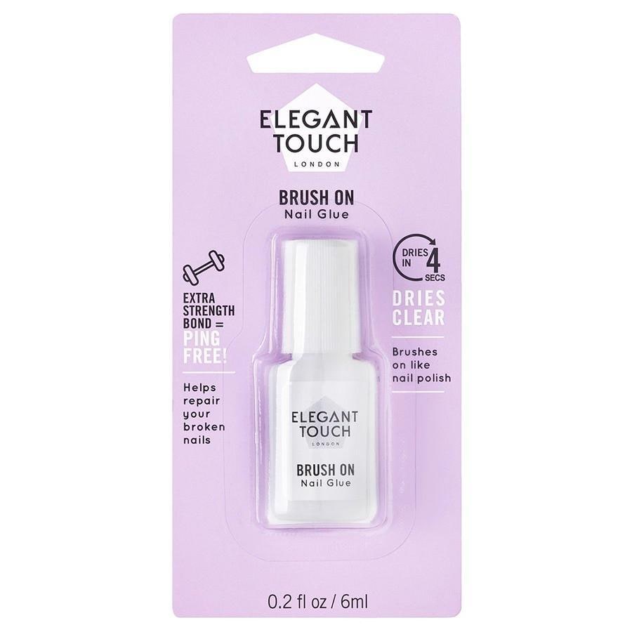 Colla per unghie Elegant Touch per applicazione con pennello – 4 ml