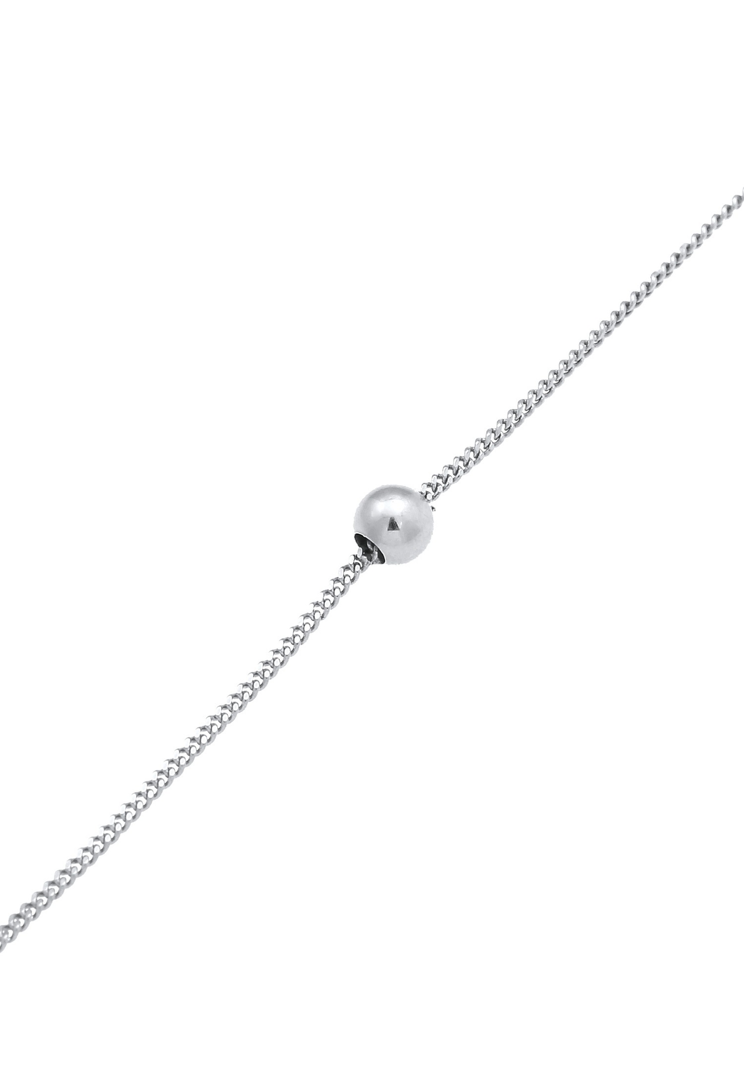 Elli Balle Barre Look Géo Basic Trend Blogger Minimal réglable Bracelet Femme - (925/1000) Argent