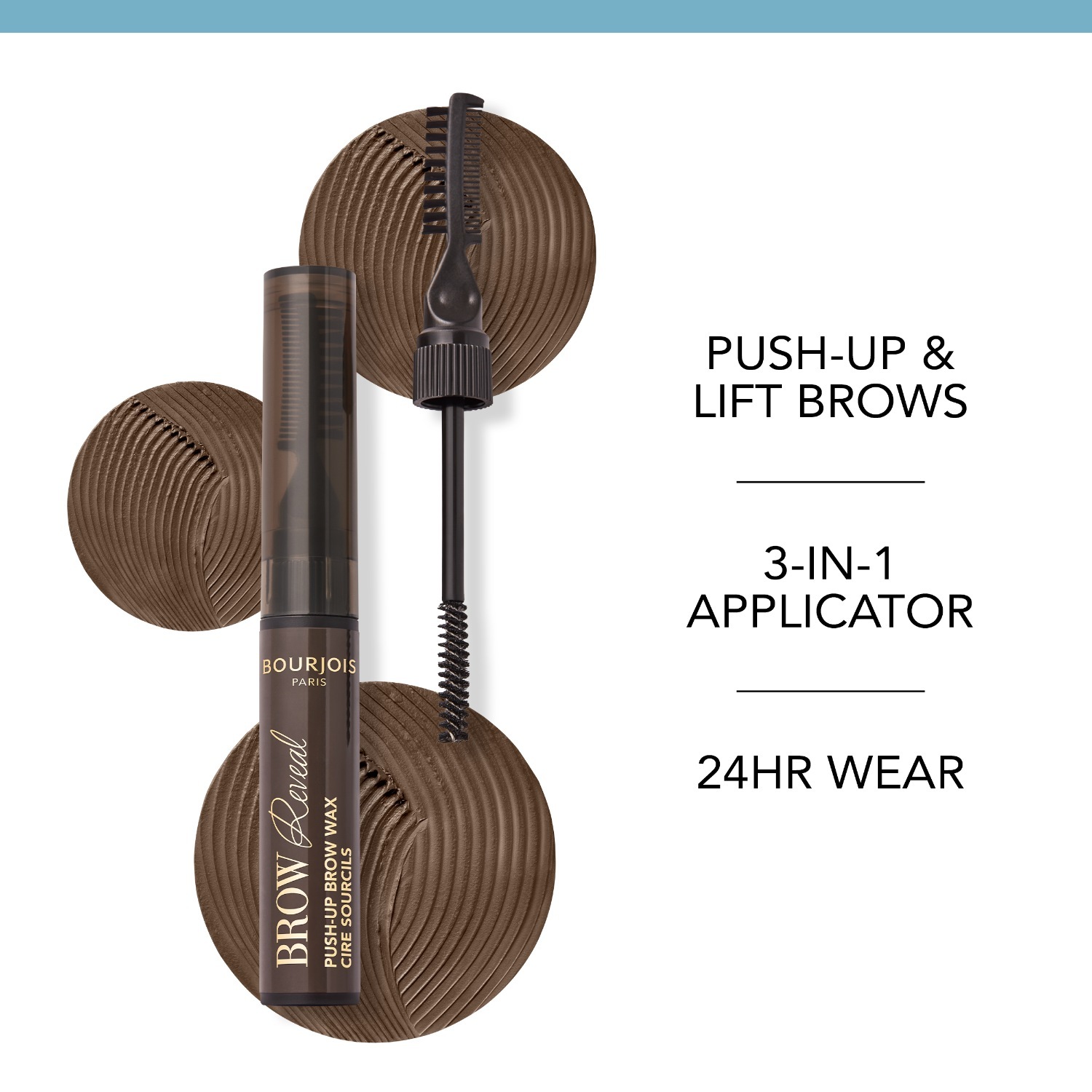 Bourjois Brow Reveal Push-up vosak za oblikovanje obrva - 6 g