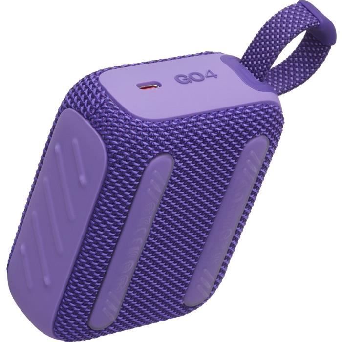 Enceinte Bluetooth ultra-portable - JBL GO 4 - Bluetooth 5.3 - Violet