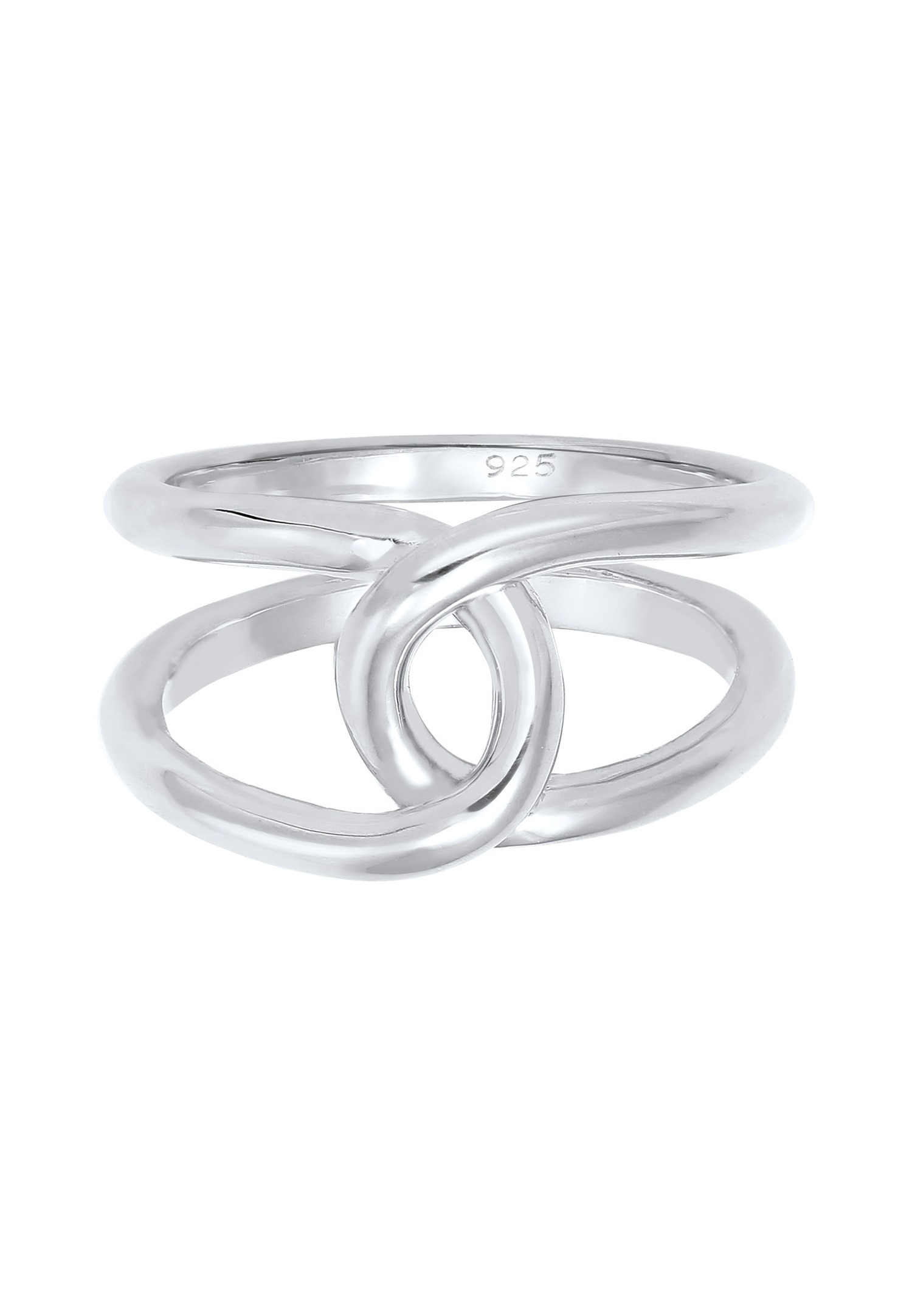 Elli Organique Filigrane Bague Femme - Argent (925/1000)