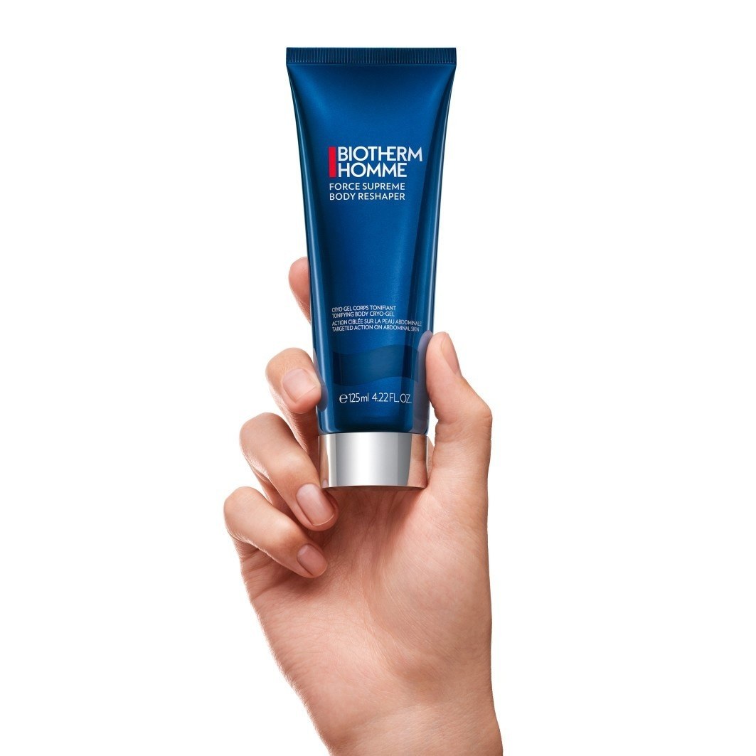 „Biotherm Homme Sunscreen Force Supreme Body Reshaper“ stangrinamasis kūno kriogeninis gelis, 125 ml
