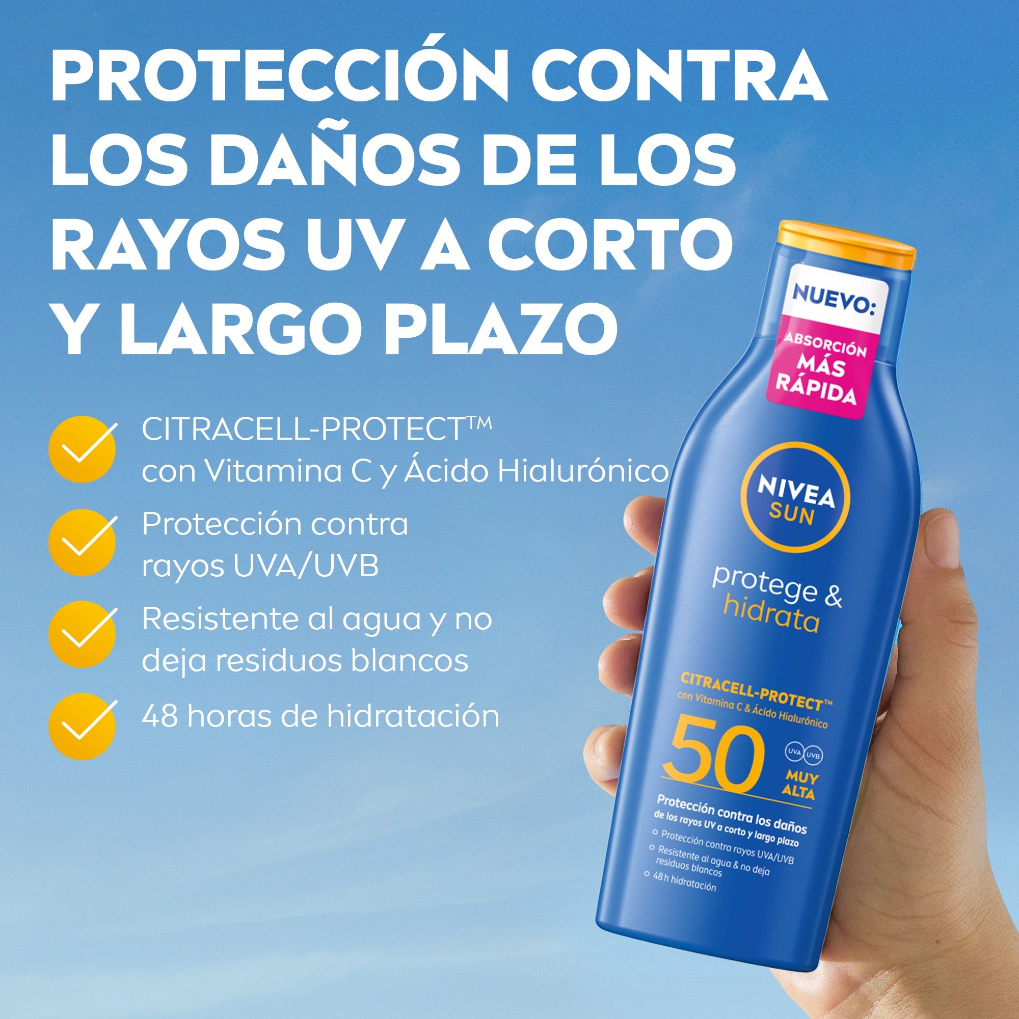 SUN Protect & Hydrate losion za sunčanje SPF 50 Zaštita tijela