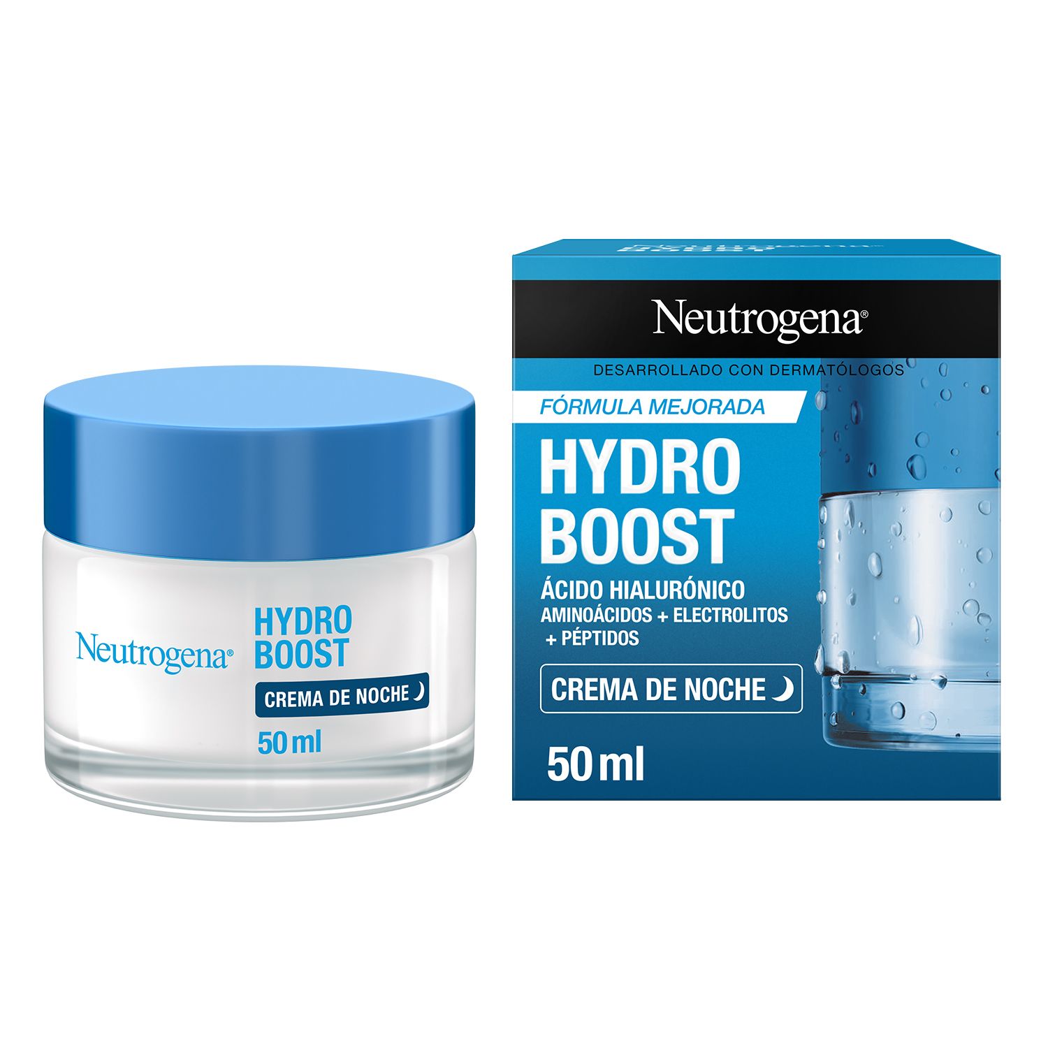„Hydro Boost“ drėkinamasis naktinis kremas Veido drėkikliai iš vaistinių