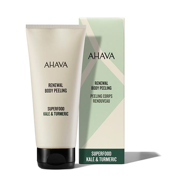 Superfood Grönkål & Gurkmeja Förnyande Kroppspeeling | 200ML