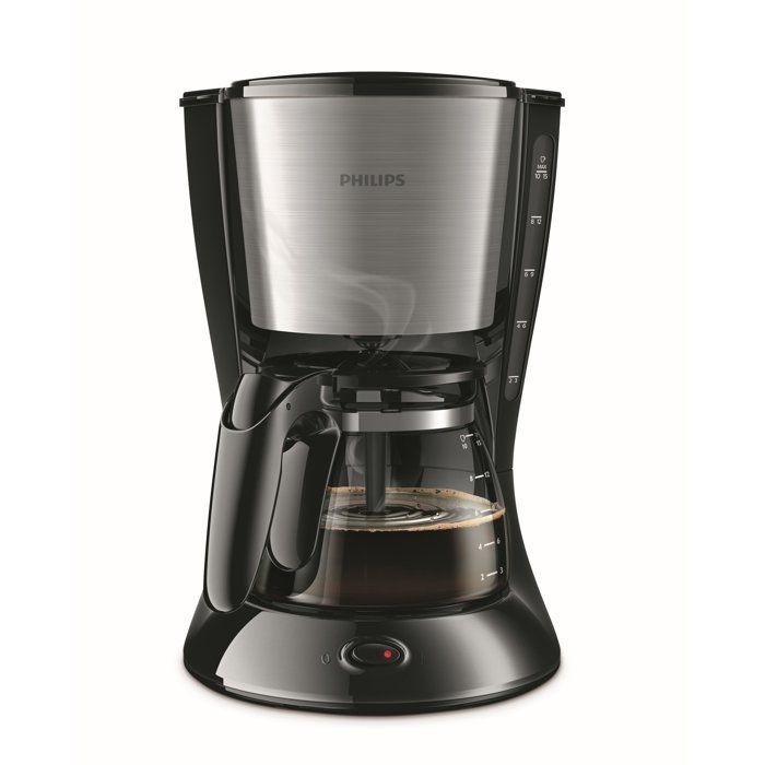 Cafetera de filtro - PHILIPS - HD7462/20 - Colección Metal - 1,2 L - 1000 W - Acero inoxidable