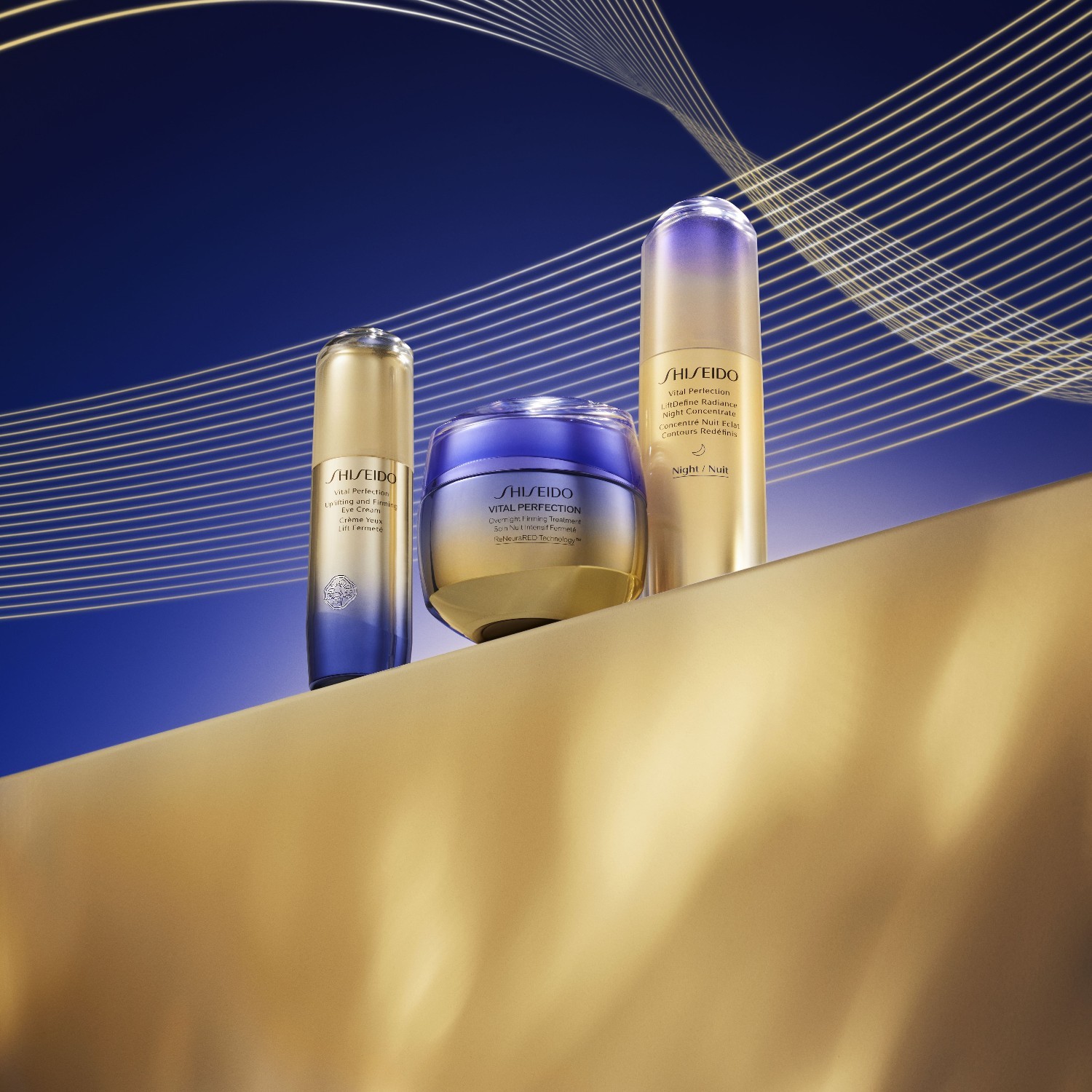 Shiseido Anti-Aging Care Vital Perfection nostiprinoša nakts procedūra – 50 ml