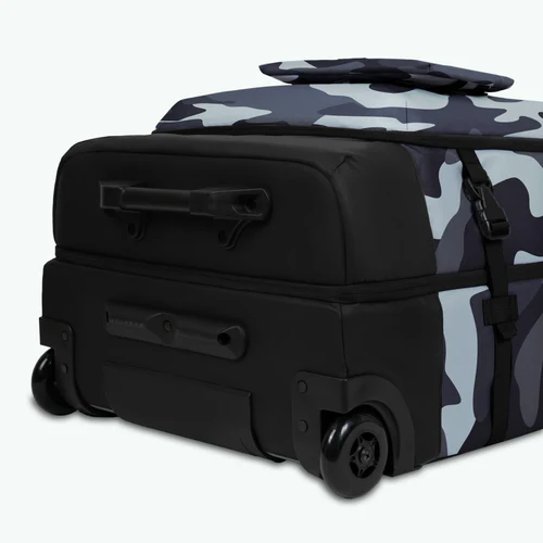 Cabaia Stor resväska med två hjul och mjuka sidor, blått Bimini-tak