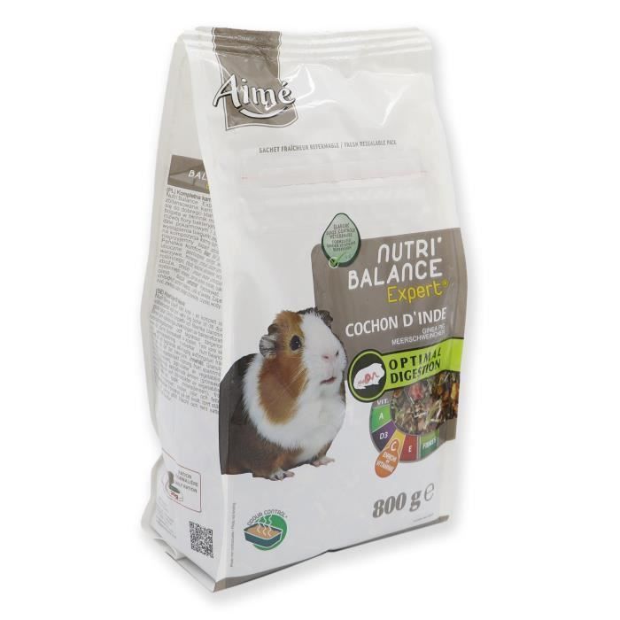 Mezcla de gránulos AIME Nutri'balance Expert - Para cobayas - 800 g